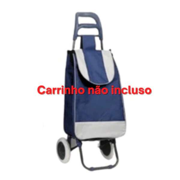 Capa Bolsa Saco de Tecido p/ Carrinho de Feira Carrinho de Compras NÃO INCLUI CARRINHO BOLSA DE CARRINHO