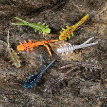 Spinpoler 25mm Micro Soft Worm Fishing Lure Light Game Tpr Mini Ajing Artificial Plastics Insect Ocean Rock Fishing Ice Fishing Freshwater Saltwater Mackerel Rockfishtackle - Multicolor - View 5