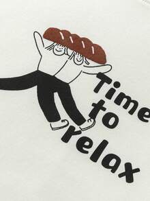 mini bala Young Girl Soft Antibacterial Long Sleeve Tee 2025 Fall Sports Style - Milky White - View 7