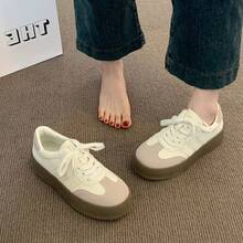 Women Skateboarding Shoes - 米色 - 查看 1