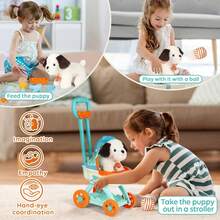 Lehoo Castle Maletin Medicos Juguete, Veterinario Juguete con Cochecit de Juguete, Kit Medico Infantil con Perro de Peluche, Doctora Juguetes, Juguetes Niña 3 Años - 1 - Ver 4