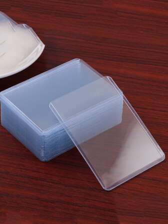 5/10/20张透明游戏卡PVC保护套星卡套收纳套古卡防水硬塑料卡套