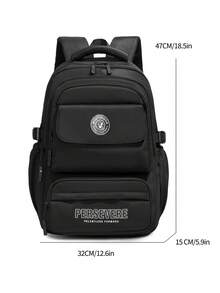 学生大容量多层耐用背包，休闲旅行防水笔记本电脑包