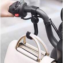 10pcs Rotary Dual Hooks For Electric Bicycle, Multifunctional No-Drill Hook And Loop Storage Hooks, Suitable For Electric Bike, Motorcycle, Bicycle For Women Storage Organizer Travel Holiday Essential Fall Decor Autumn Halloween