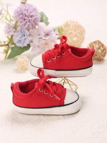 1pair Fashionable Basic Comfortable Outdoor Baby Sports Shoes