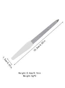 Multi-Functional White Nail File For Daily Use