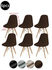 1 cái/2 cái/4 cái/6 cái/30 cái Vỏ bọc ghế bằng lụa sữa Mocha, Vỏ bọc ghế mềm mại, co giãn cao, có thể giặt được, thích hợp để trang trí ghế trong nhà hàng, tiệc tùng, khách sạn - Nhiều màu - Xem 23