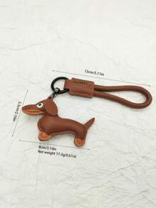 皮革腊肠犬包饰、腊肠犬吊坠、腕带钥匙扣、背包装饰挂饰、动物背包配件、卡通挂饰、狗狗挂饰、可爱挂饰、背包饰、腊肠犬钥匙扣、时尚钥匙扣、卡通钥匙扣、动物钥匙扣