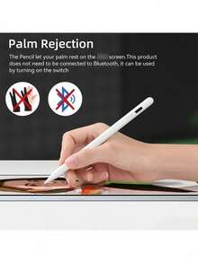 Caneta Touch Screen Ponta Fina Desenho iPad  Android Alta Precisão Universal Design Grafico - Multicolorido - Visão 8