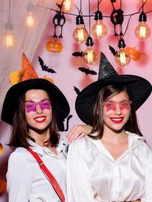 5/10pcs-Rimless Glasses Five-Pointed Star Shaped Frameless Glasses Transparent Candy Color Eyewear For Party Favor, Perfect For Pool And Beach Parties Summer Parties, Birthday Parties. Carnival, Fun Events Or Party Favors, (More Colors Random), Christmas Mother's Day Graduation Halloween - Multicolor - View 6