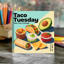 Libro para colorear de pastel de dulce - 1 pieza con 25 páginas únicas, papel grueso mejorado, libro para colorear desestresante, mejora la creatividad y la concentración, ideal como regalo, para el Día de la Madre, regalo para mamá