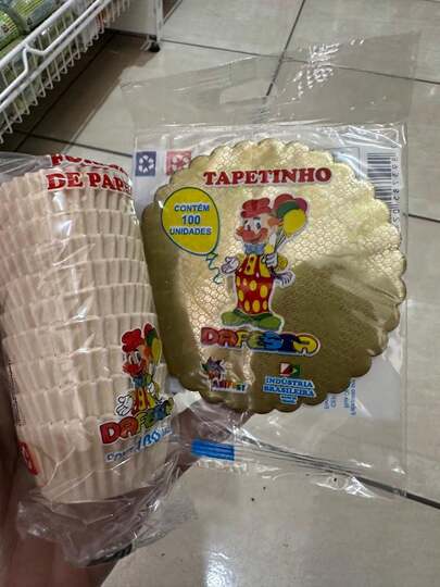 Forminha +tapetinho n°3 de Papel Lisa para Doces - Cores/ 200 unidades