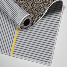 土耳其制造，珍珠数码防滑印花土耳其地毯 - AL4021，触感柔软，可水洗，带防滑毛毡背衬 - 现代装饰地垫，适用于客厅、卧室、浴室、走廊或玄关 - 5 种尺寸可选（40×60、50×120、50×160、50×80、60×100 厘米）。快干、吸水性能强，柔软舒适，设计舒适。室内外均可使用。 - 藍色 - 查看 6