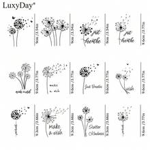 UV DTF 杯子转印纸 - 12 张蒲公英 UV DTF 杯子包装纸，适用于 16 盎司玻璃咖啡杯，Just Breathe Uvdtf 转印纸，适用于水瓶工艺品创意礼品，LuxyDay 品牌 - 黑色 - 查看 2