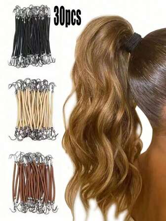 5个/10个/30个装马尾橡皮筋发圈 - 耐用橡皮筋发圈，牢固固定马尾辫，双槽设计，可作假发发髻夹、发饰、礼物、旅行用品、女士礼物、美发用品、圣诞袜填充物、女士圣诞袜填充物、圣诞礼物、礼物、圣诞袜填充物、女士礼物、礼物、圣诞礼物、成人圣诞袜填充物、成人圣诞袜填充物、美发用品、女士配饰、圣诞袜填充物、成人礼发饰、圣诞发饰、女士礼物创意、美容圣诞袜填充物、女士圣诞礼物