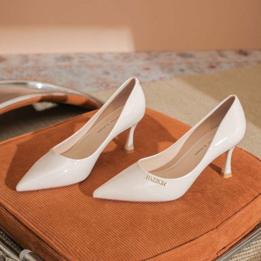 Women Pumps - 7.5米白色 - 查看 1