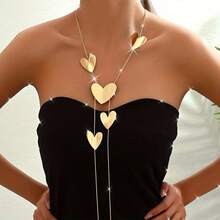 Colier simplu cu pandantiv pentru claviculă, bijuterii la modă, lanț decorativ de aur