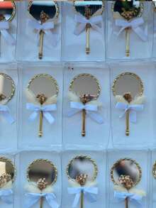 2/10 件最新金钻戒指图案礼盒装饰 - 优雅的桌面装饰，非常适合婚礼、感恩节、生日派对、厨房和其他高档餐厅、豪华派对、婚礼花束、婚礼餐桌装饰、家居装饰、卧室橱柜装饰、夏季生日礼物