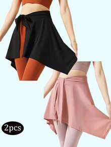 2 chiếc/1 chiếc - Khăn choàng chống nắng mềm mại khô nhanh cho nữ, thắt lưng, khăn quàng cổ, váy liền thân thể thao, chống chói và khó coi, váy liền thân che mông và giúp bạn trông thon gọn hơn, quần áo tập yoga thể dục, váy quấn hông cho nữ, khăn choàng buộc dây tập yoga thể dục, váy ngắn chống chói che hông khi chạy bộ, váy quấn ngoài, - Nhiều màu - Xem 20