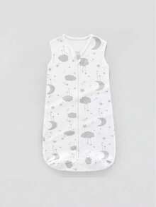 1pc Infant Sleeveless Printed Lightweight Sleep Sack, Spring/Summer - Suitable for 0-6 Months - View 13