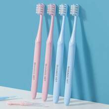 2 szt. szczoteczek do zębów w kształcie litery U z miękkim włosiem do czyszczenia zębów, do pielęgnacji jamy ustnej, szczoteczek międzyzębowych dla dorosłych, dla uczniów płci męskiej i żeńskiej