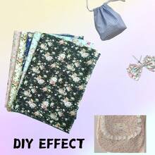 DIY布料，一块手工布料，可用于制作桌布、挂毯、衣服 - 彩色 - 查看 4