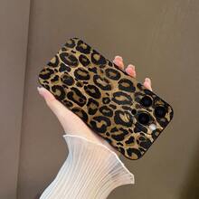 Cheetah,Leopard Print 1pc Matte Soft TPU Phone Case With UV Printed Cute Black & Yellow Leopard Skin Pattern, Compatible With IPhone 11, 12, 13, 14 Pro Max, 15 Plus, 16 Pro And Galaxy S25 Ultra, S24 Plus, S23 FE, S22, A55, A54, A53, A06, A05S, A15, A14, A35 Phones - Multicolor - View 5