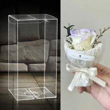 Pocket Rose Soap Flower Bouquet, Mini Preserved Rose Gift, Dried Flower Mini Souvenir, Girlfriend Birthday Decor, Mini Sunflower, Blue Rose, Red Rose, Pocket Romance - Multicolor - View 18