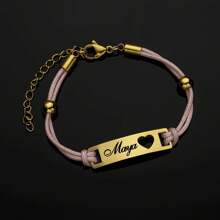 这款手链拥有复古简约的风格，支持个性化定制，外观可爱迷人。无论是开学季佩戴、周年纪念日送礼，还是生日礼物，都是理想之选。