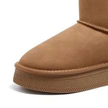 Women's Fashionable Thick Sole Snow Boots, Women's Warm Thermal Lined Winter Shoes For Winter - Camel - View 3