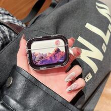 1个蓝牙耳机保护套，山水画设计，兼容 Pro/Pro2/1/2/3/4 - 彩色 - 查看 4