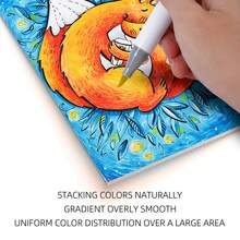 Chen Rui Bút dạ vẽ 48/60/80/120/168 màu, đầu kép, mực gốc cồn, bút phác thảo, cọ và đục, bút dạ vĩnh viễn chuyên nghiệp kèm bút dạ viền và đế, bộ dụng cụ vẽ hoàn hảo cho họa sĩ, người lớn, tô màu, phác thảo, minh họa và làm thiệp, quà tặng Giáng sinh, năm mới, trở lại trường - Có thể nạp lại - Bộ - Xem 7