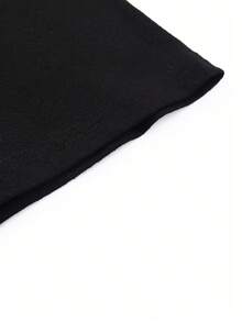 Men's Short Sleeve Large Size Panda Print Cotton Plain Loose Summer Five Quarter Sleeve Funny Breathable Thin Casual Fashion Short Sleeve Wide Fashionable Casual Suitable For Daily Wear - 黑色 - 查看 5