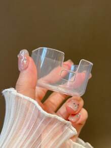 3 件套数据线充电器保护壳，TPU 软壳，英国插头 Apple 20W 快速充电器，彩色心形和字母图案，适合返校，兼容英国插头 Apple 20W 快速充电器数据线保护器充电器配件手机配件