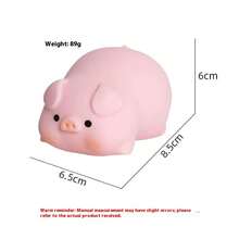 小猪挤压玩具，小狗挤压玩具，面粉慢回弹，减压球，缓解焦虑礼物，学生，生日礼物，节日礼物，很棒的礼物 - 彩色 - 查看 8