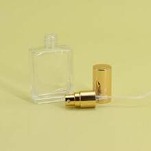 1个15ML空透明方形香水喷雾瓶用于补水保湿旅行喷雾瓶化妆品容器 - 無色 - 查看 5