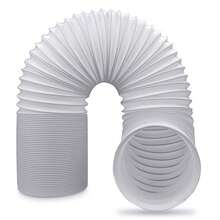 Adjustable Air Ducting Pipe Heavy-Duty Four-Layer Protection Dryer Vent Hose Exhaust White - 13cm*1.5m - View 7