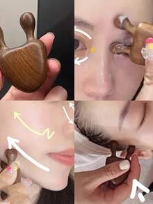 沉香鼻腔按摩器，适用于面部和眼部区域，有助于缓解眼部疲劳并放松肌肉和神经、头发、美发工具、护发、学校、返校、旅行、旅行必需品、家庭必需品、水疗、按摩工具、按摩、按摩器、水疗 - 彩色 - 查看 4