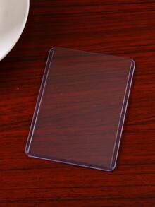 5/10/20张透明游戏卡PVC保护套星卡套收纳套古卡防水硬塑料卡套 - 白色 - 查看 7