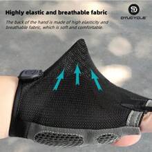 New Summer Outdoor Hiking Fitness Fishing Thin Sports Cycling Half Finger Gloves, Lightweight High Elasticity Breathable