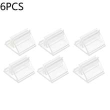6/12/24/48pcs Clear Mini Acrylic Table Place Card Holders,Small Wedding Table Sign Stands For Wedding Cards, Photos,Memos,Pictures Display