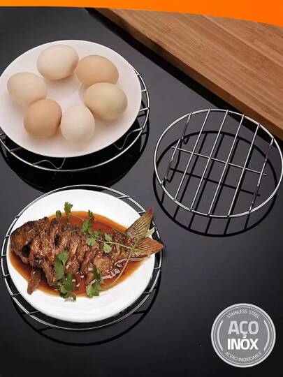 Descanso De Mesa Aramado Para Servir Pratos Descanso De Panela Aço Inox