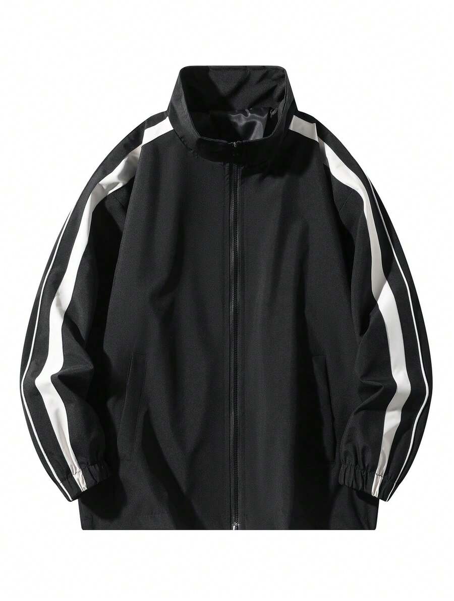 Spring, Summer, Autumn Latest Outdoor Sports Jacket - Black - View 1