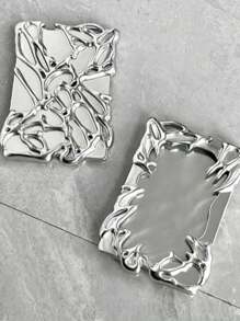 1PC Photocard Holder, Photocard Binder, Photocard Holder Keychain, Photo Card Holder, Keychain With Card, Plastic Photocard Holder Keychain, Silver Electroplate Photocard Holder, ID Card Holder School Supplies,Back To School