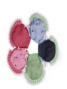 1/2 件可爱弹性家禽保护鞍、母鸡保护鞍围裙 - 带有节日元素的母鸡背心、保护固定器、柔软有弹性的鸡围裙、鞍、羽毛保护器，可有效固定背部，多种图案选择，保护产蛋母鸡免于羽毛脱落和受伤、母鸡衣服、家禽衣服，是送给家禽宠物主人的完美礼物、生日礼物 - 彩色 - 查看 5