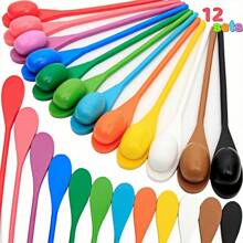 4/6/12pcs Wooden Spoon Holder Egg Balance Trainer, Sensory Integration Game For Family Carnival, Party Activities