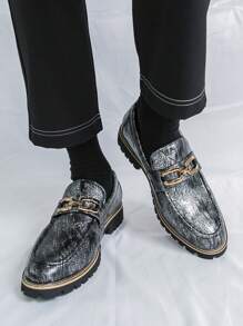 Men's Slip-On Loafers, Casual Business Formal Dress Shoes, Groom Wedding Shoes, Size 38-46