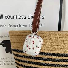 樱桃图案保护套，兼容苹果蓝牙耳机，防刮防摔，适用于苹果蓝牙耳机。 - 彩色 - 查看 5