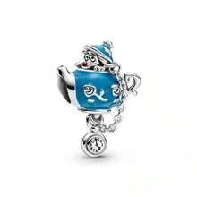 Sản phẩm mới: Mặt dây chuyền hình công chúa hoạt hình động vật xinh xắn bằng bạc sterling 925, thích hợp để tự làm vòng tay cho nữ, trang sức thời trang cho tiệc sinh nhật. - Nhiều màu - Xem 9