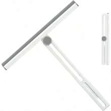 Premium Shower Squeegee - Professional Bathroom Glass Cleaner, Streak-Free Window Wiper Tool For Household, 1 PC, Random Color (Blue/White)  - Best Seller Home Essential - 隨機顏色 - 查看 1